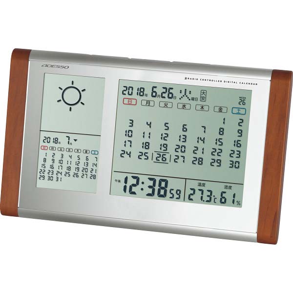 カレンダー天気電波時計 TB-834  の商品画像